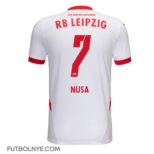 Camiseta RB Leipzig Antonio Nusa #7 Primera Equipación 2024-25 manga corta